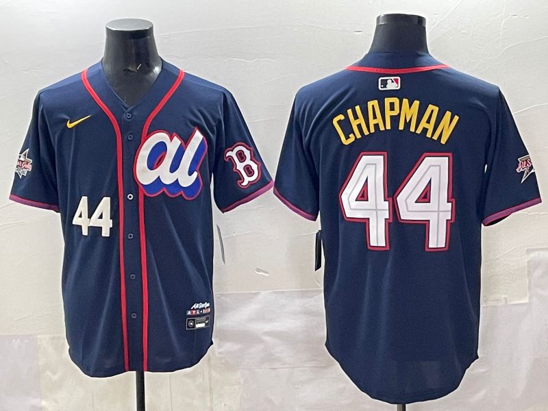 Men 2025 Boston Red Sox #44 Chapman Drak Blue All star Nike MLB Jersey style 04->boston red sox->MLB Jersey